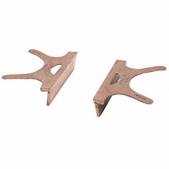 WILTON Replace. Vise Jaw Copper Incl. Pair PR, 41D423