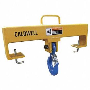 CALDWELL Forklift Beam Fixed Hook Cap 10 000 lb, 41D514