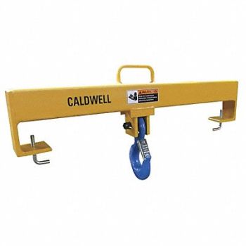 CALDWELL Forklift Beam Fixed Hook Cap 10 000 lb, 41D516