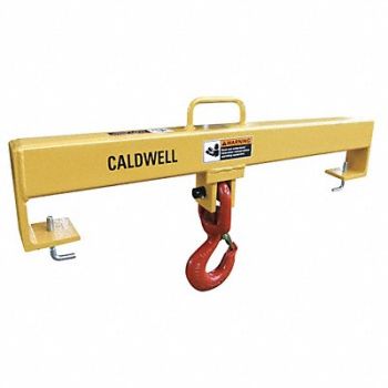 CALDWELL Forklift Beam Swivel Hook Cap 10 000 lb, 41D517