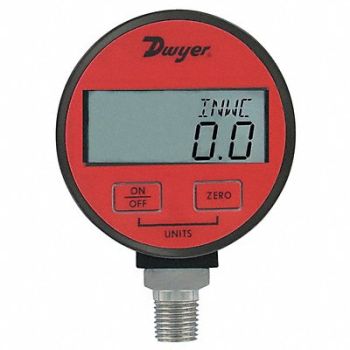 DWYER H4302 Digital Pressure Gauge 500 PSI, 41D948