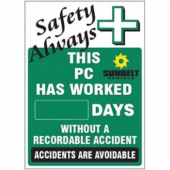 ACCUFORM Electronic Scoreboard 28in x 20in White, 41DU35