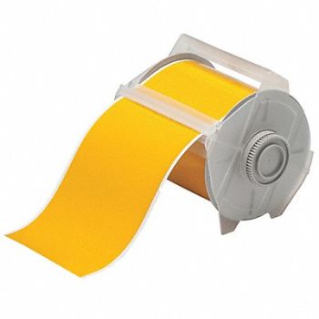 BRADY Label Vinyl Yellow, 41F250