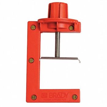 BRADY Butterfly Valve Lockout Fits Sz 2 to 4, 41F337
