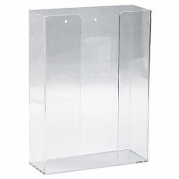 BRADY Glove Dispenser Acrylic 3 Boxes, 41F369