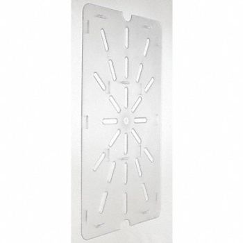CRESTWARE Drain Tray Polycarbonate Full 18-1/4 In, 41G540