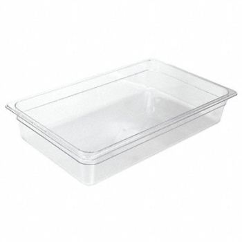 CRESTWARE Food Pan Polycarbonate Full 20-3/4 In, 41G541