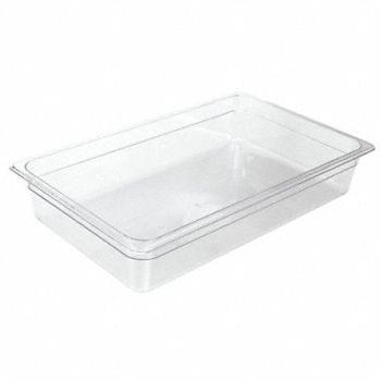 CRESTWARE Food Pan Polycarbonate Full 20-3/4 In, 41G542
