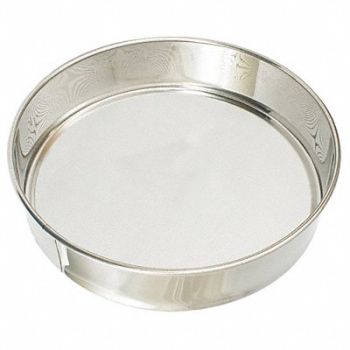 CRESTWARE Sieve Stainless Steel 12-1/4 In, 41G572