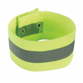 GLOWEAR BY ERGODYNE Arm/Leg Band - Button L/XL Lime, 41G829