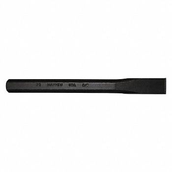 MAYHEW PRO Cold Chisel 5/8 in x 6-1/2 in Steel BO, 41GJ88