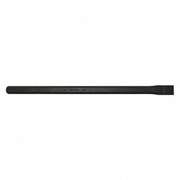 MAYHEW PRO Cold Chisel 1 in x 12 in Steel BO, 41GJ93