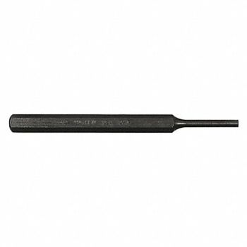 MAYHEW PRO Pin Punch 5-1/4in L 3/16in Tip Steel BO, 41GK37