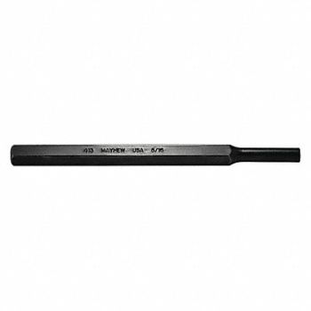 MAYHEW PRO Pin Punch 6in L 5/16in Tip Steel BO, 41GK39