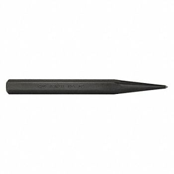 MAYHEW PRO Prick Punch 6in L 1/8in Tip Steel BO, 41GK54