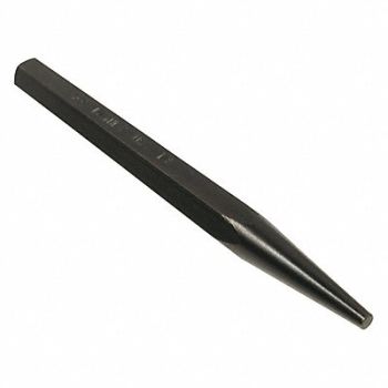 MAYHEW PRO Solid Punch 6in L 5/16in Tip Steel BO, 41GK58