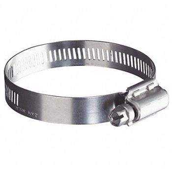 GRAINGER APPROVED Worm Gear Clamp 9/16 W 14 1/16 ID PK100, 45RH51