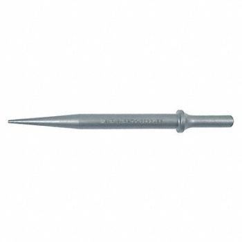 CHICAGO PNEUMATIC Punch Tapered Chisel Round 0.401 in, 41GP50