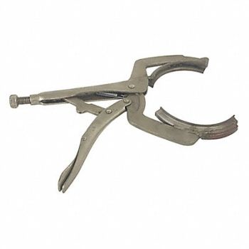 DETROIT FLEX DEFENSE V-Band Vice Grip 2-1/2 in Dia SS, 41GT23