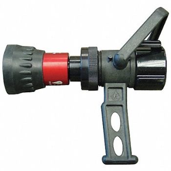 MOON AMERICAN Fire Hose Nozzle Twist Aluminum, 41H470