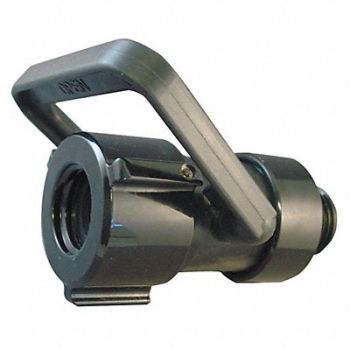 MOON AMERICAN Fire Hose Nozzle Twist Plastic/Aluminum, 41H479