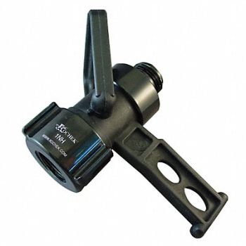 MOON AMERICAN Fire Hose Nozzle Twist Plastic/Aluminum, 41H481