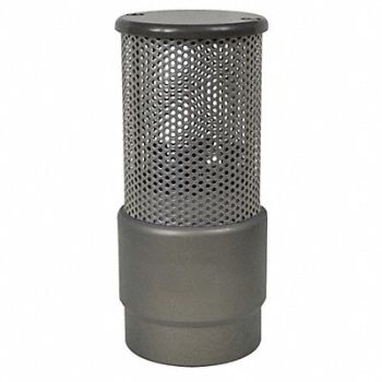 MOON AMERICAN Strainer 5 3/4 L Aluminum, 41H485