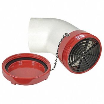 MOON AMERICAN Dry Hydrant 45 Adapter 6 In Male, 41H508