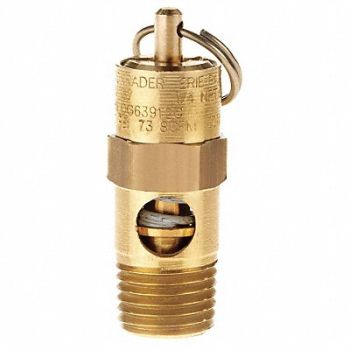 CONRADER Pressure Relief Valve 100 PSI, 41H788
