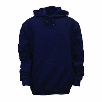 NATIONAL SAFETY APPAREL H3394 FR Hooded Sweatshirt Navy 3XL, 41H951