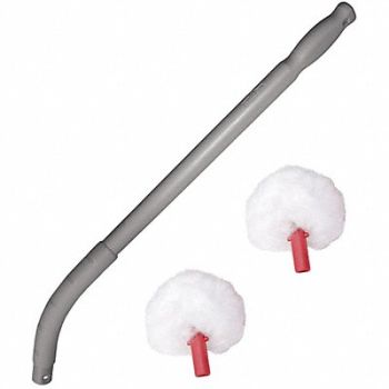 UNGER Toilet Swab 26 in L White, 9KF42