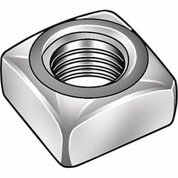 GRAINGER APPROVED SqrNt Pln Stl 1 -8 7/8 1 1/2 5PK, 41JV40