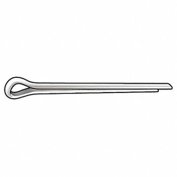 GRAINGER APPROVED Cotter Pin Ext Prong 7/64 Dx1/2 L PK100, 41JW14