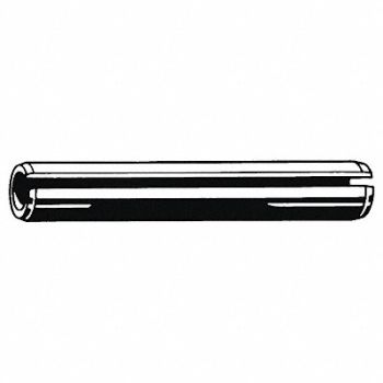 GRAINGER APPROVED Spring Pin Sltd 1/8inx7/8in Znc PK100, 41LT28