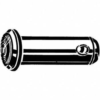 GRAINGER APPROVED Clevis Pin Steel 5/16 in Dia PK25, 41MC80