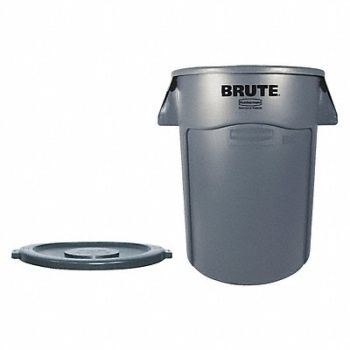 RUBBERMAID COMMERCIAL PRODUCTS Utility Container 44 gal Gray, 41MX86