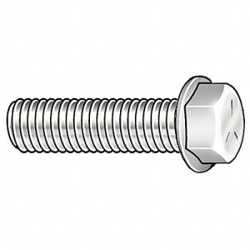 GRAINGER APPROVED Flange Bolts Fastener L 2 in PK10, 41MY56