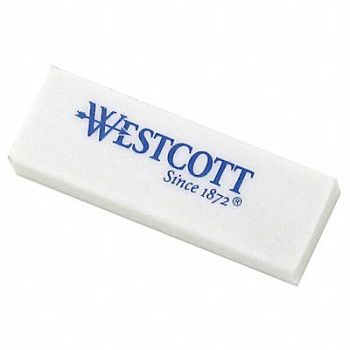 WESTCOTT Block Style Eraser Set PK2, 41N584