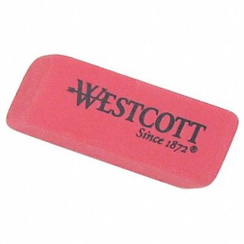 WESTCOTT Block Style Eraser Set PK3, 41N586
