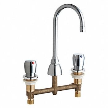 Gooseneck Chrome Chicago Faucets 786, 41N755