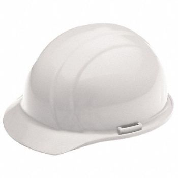 ERB SAFETY Hard Hat Type 1 Class E Pinlock White, 41N911