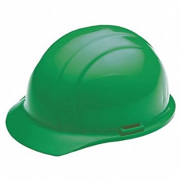 ERB SAFETY Hard Hat Type 1 Class E Pinlock Green, 41N914