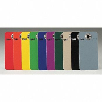 SPECTRUM Identification Tag Black 4inHx2inW, 41NA72