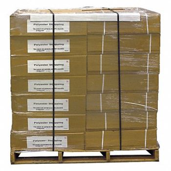 GRAINGER APPROVED Plastic Strapping Hand Strapping PK28, 41P115