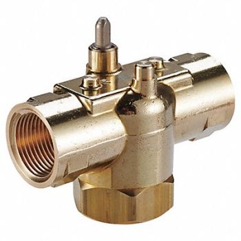 JOHNSON CONTROLS Zone Valve 3 Way Modulating (F)NPT 1/2, 41P349