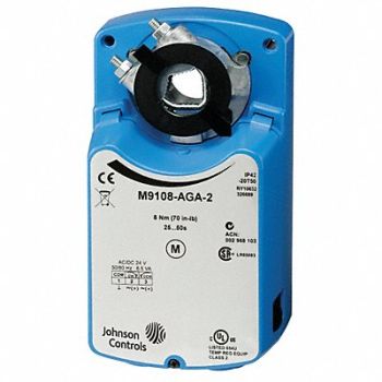 JOHNSON CONTROLS Electric Actuator 70 in-lb.-4 to 122F, 41P503