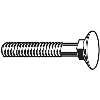 GRAINGER APPROVED Plow Bolt Fastener L 1 1/2 in PK200, 41TT71