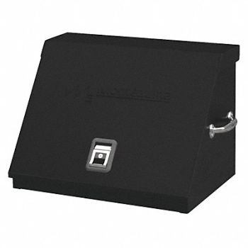 MONTEZUMA Black Heavy Duty Triangular Top Chest, 41U110