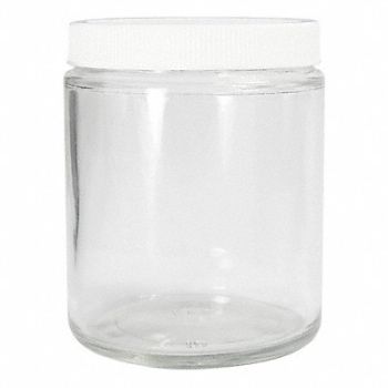 QORPAK Jar 480mL Glass Wide PK12, 41U293