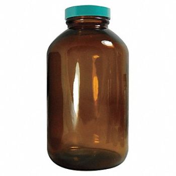 QORPAK Packer Bottle 120mL Glass Wide PK24, 41U276